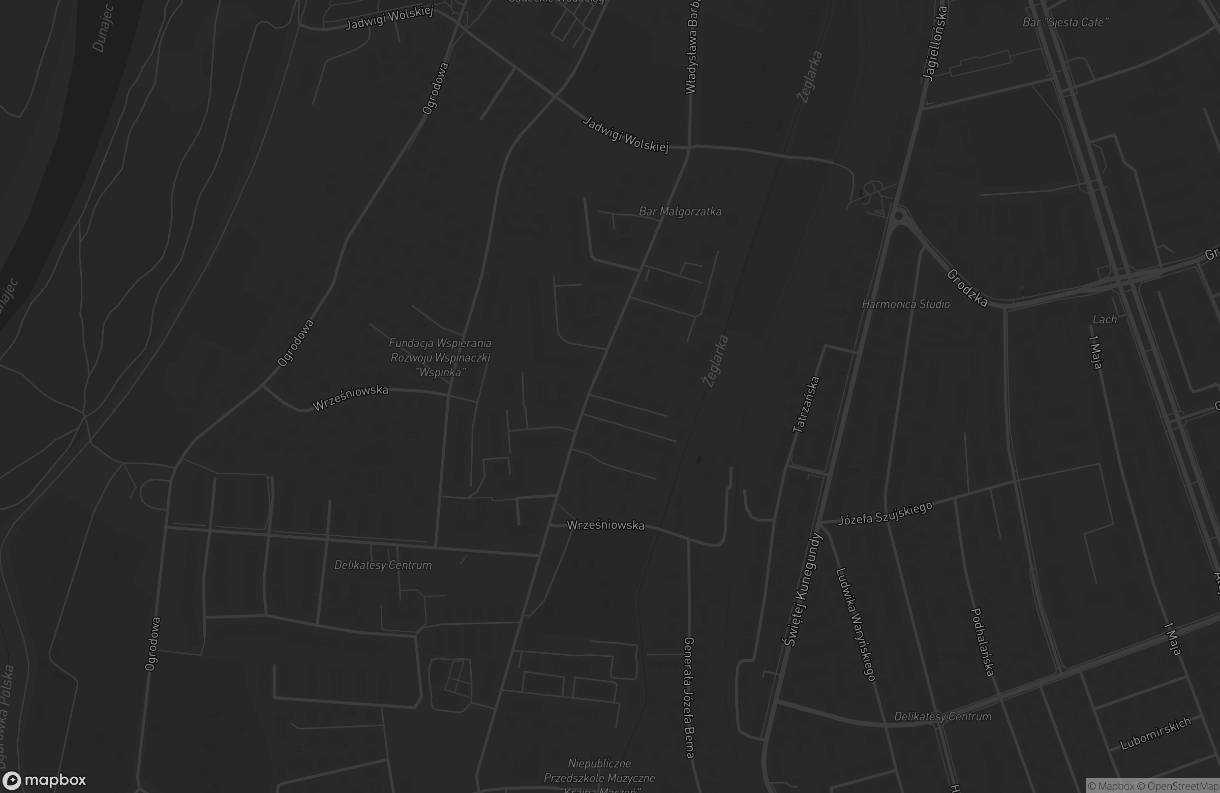 Mapa lokalizacji easygym Nowy Sącz